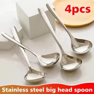 Large Stainless Soup Spoons