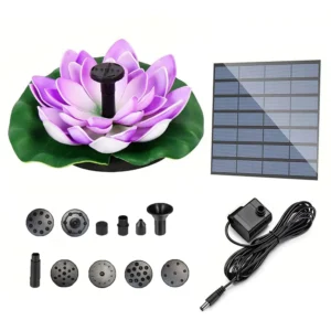 Lotus Solar Fountain