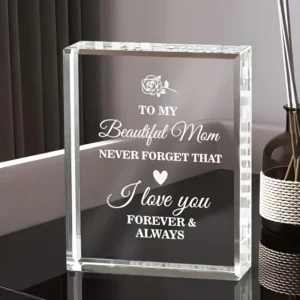 Mom Crystal Keepsake Gift