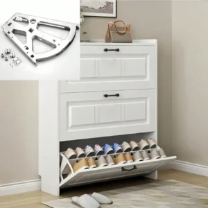 Double-Layer Rotating Shoe Cabinet