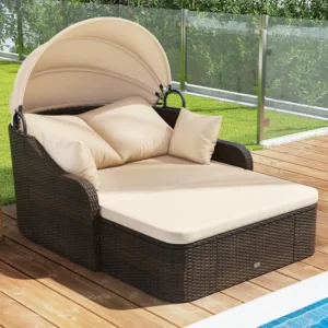 PE Rattan Outdoor Daybed